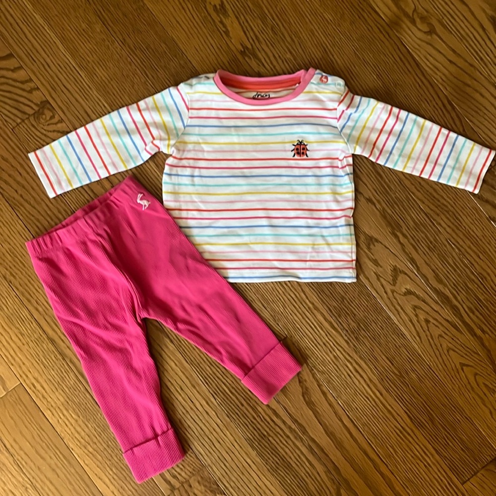 JOULES BRAND LADYBUG OUTFIT SIZE 3-6M